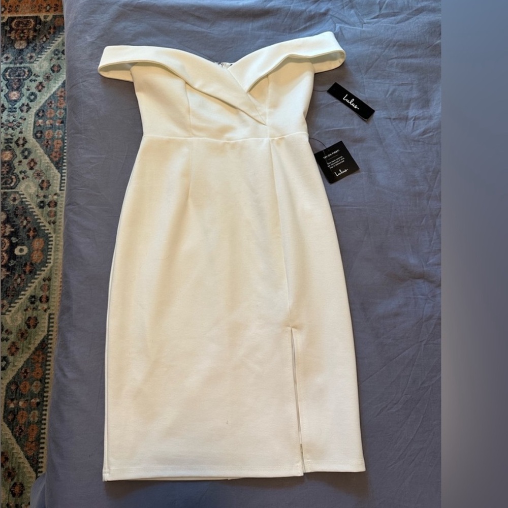 Lulus White Off The Shoulder Dress